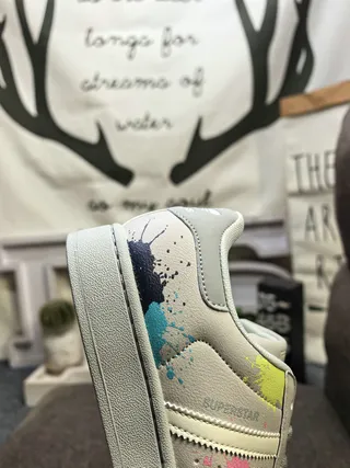 Adidas Gray Multicolor Shell Toe Three Stripes Lifestyle Sneakers 3