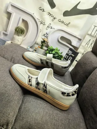 Adidas Green Beige Laceless Strap Closure Mesh And Synthetic Overlay Lifestyle Sneakers 7