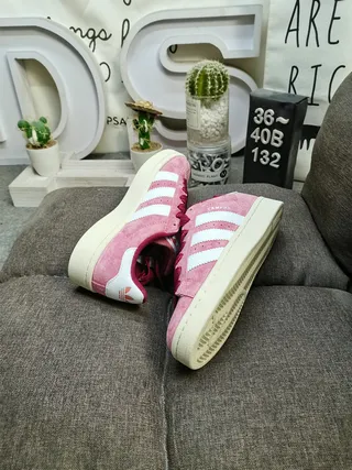 Adidas Green White Suede Upper Three-Stripe Side Panel Lifestyle Sneakers 6