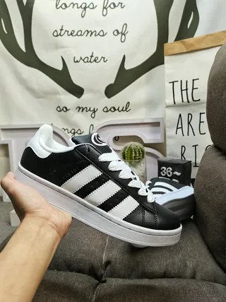 Adidas Green White Suede Upper Three-Stripe Side Panel Lifestyle Sneakers 15