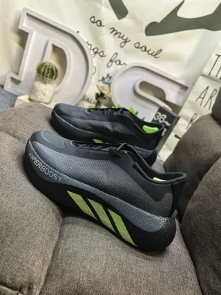 Adidas Hyperboost Tech Black and Lime Green Lifestyle Sneakers 7
