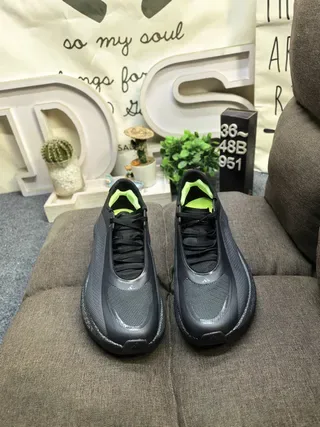 Adidas Hyperboost Tech Black and Lime Green Lifestyle Sneakers 10
