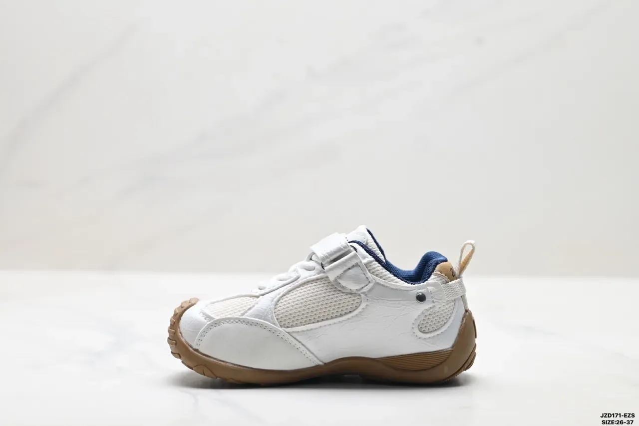 Adidas Kids White Pink Gray Velcro Strap Sneakers 5