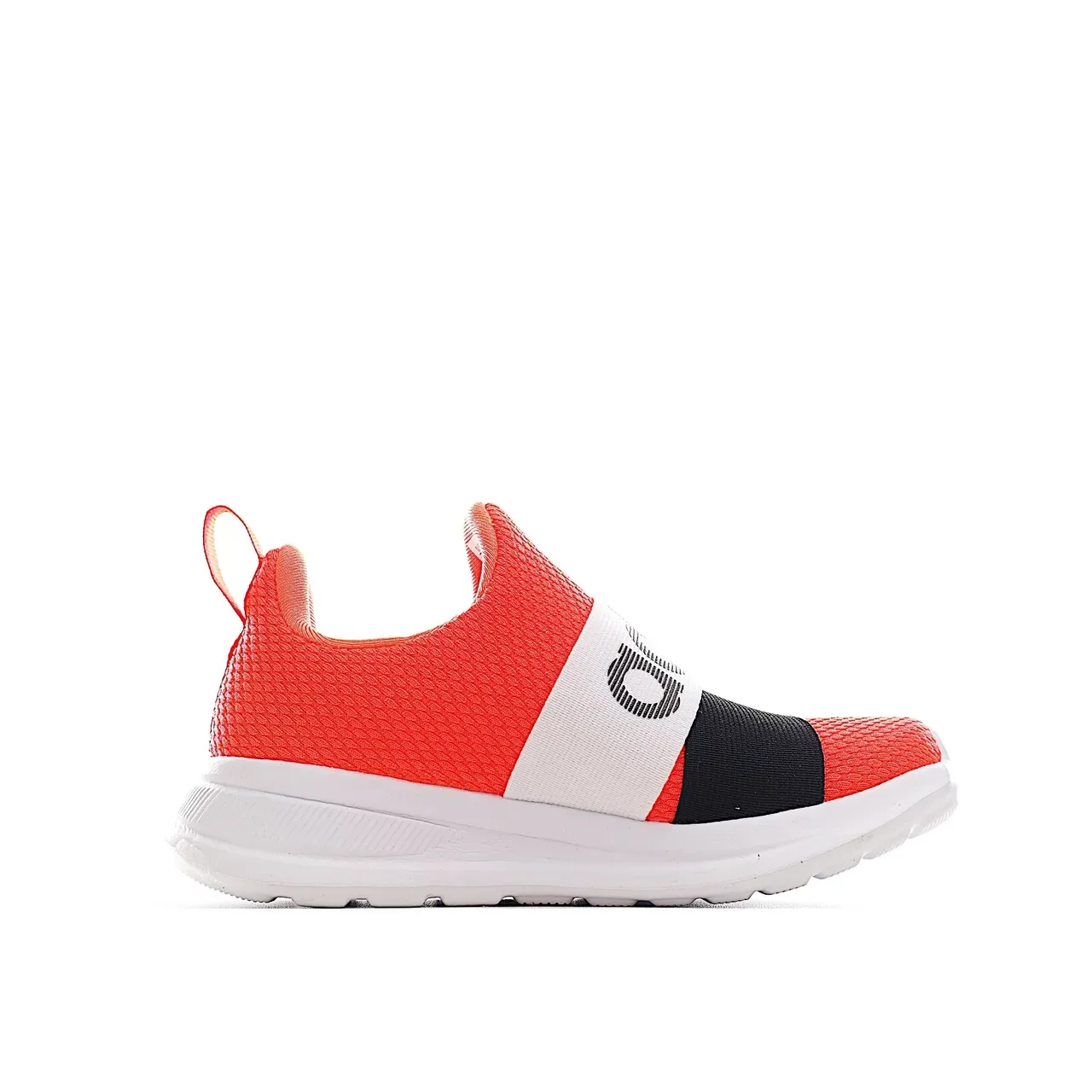 Adidas Orange Black Slip-On Knit Upper Lifestyle Sneakers 8