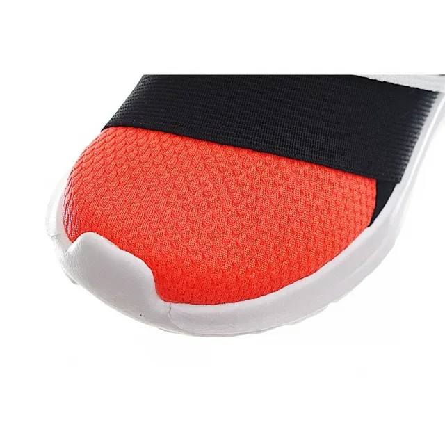 Adidas Orange Black Slip-On Knit Upper Lifestyle Sneakers 12