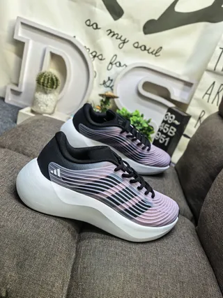 Adidas Pink and Maroon Wave-Upper Lifestyle Sneakers 9