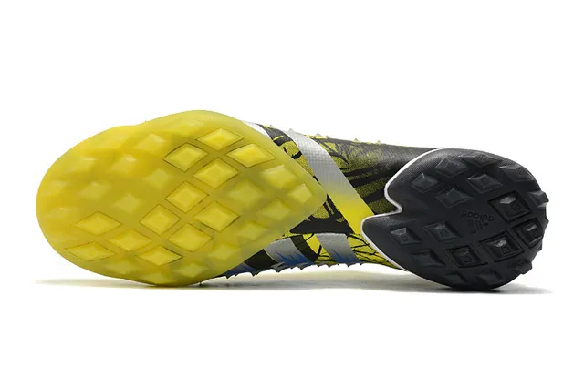 Adidas Predator Accuracy X-Men Chaussures de football jaune bleu pour pelouse artificielle 6