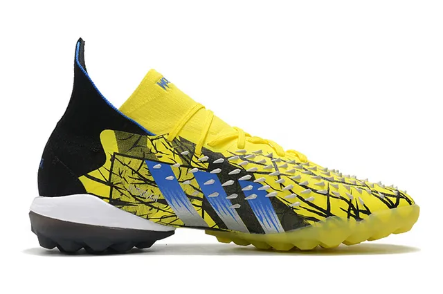 Adidas Predator Accuracy X-Men Chaussures de football jaune bleu pour pelouse artificielle 7