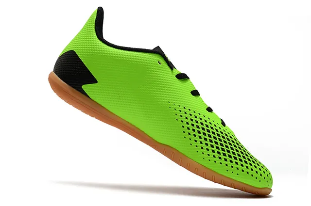 Adidas Predator Chaussures de Football Indoor Blanc Orange Empeigne Synthétique Maille Bas 6