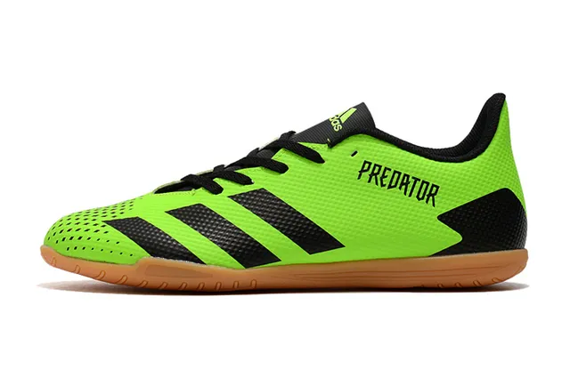 Adidas Predator Chaussures de Football Indoor Blanc Orange Empeigne Synthétique Maille Bas 8