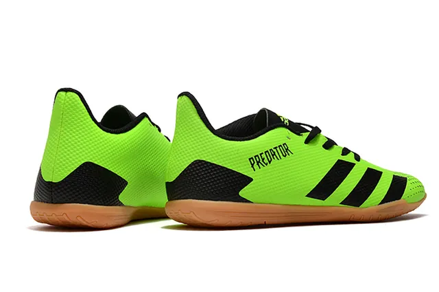 Adidas Predator Chaussures de Football Indoor Blanc Orange Empeigne Synthétique Maille Bas 10