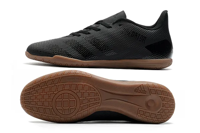 Adidas Predator Chaussures de Football Indoor Blanc Orange Empeigne Synthétique Maille Bas 17