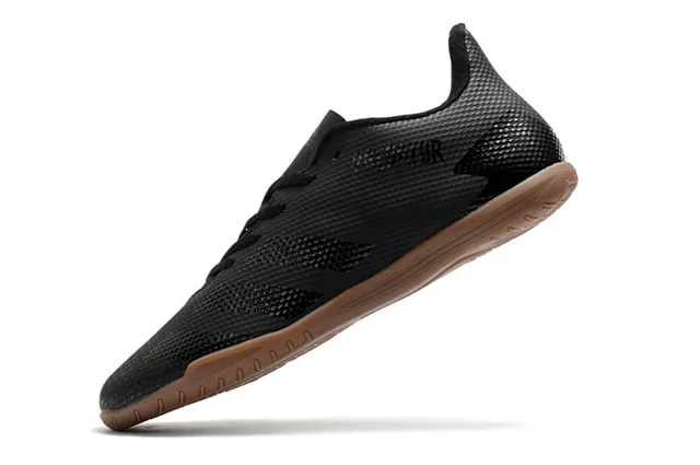Adidas Predator Chaussures de Football Indoor Blanc Orange Empeigne Synthétique Maille Bas 19