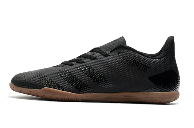 Adidas Predator Chaussures de Football Indoor Blanc Orange Empeigne Synthétique Maille Bas 20