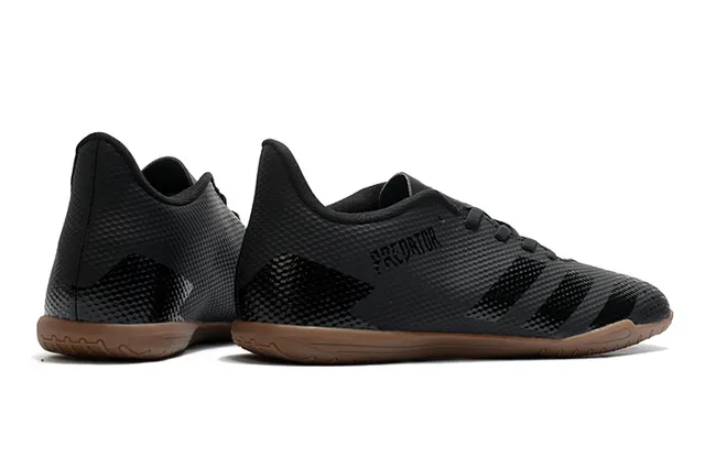 Adidas Predator Chaussures de Football Indoor Blanc Orange Empeigne Synthétique Maille Bas 22