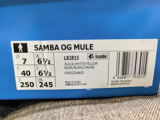 Adidas Samba Black and White Lifestyle Sneakers 2