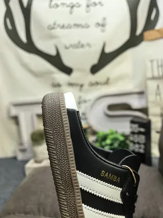 Adidas Samba Black and White Lifestyle Sneakers 3