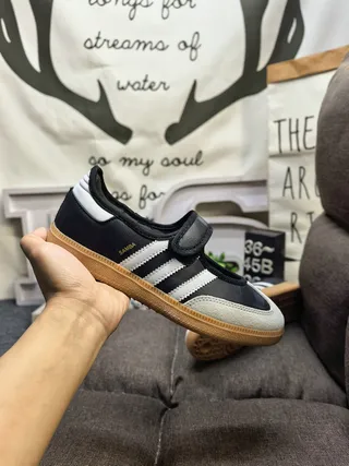 Adidas Samba Black White Gum Lifestyle Sneakers 5