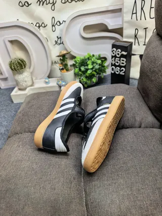 Adidas Samba Black White Gum Lifestyle Sneakers 6