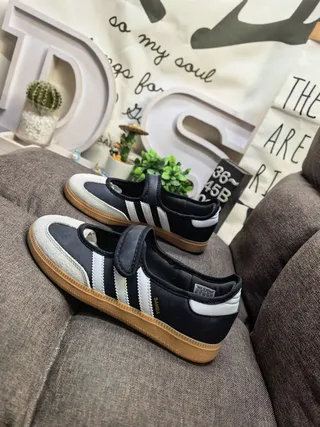 Adidas Samba Black White Gum Lifestyle Sneakers 7
