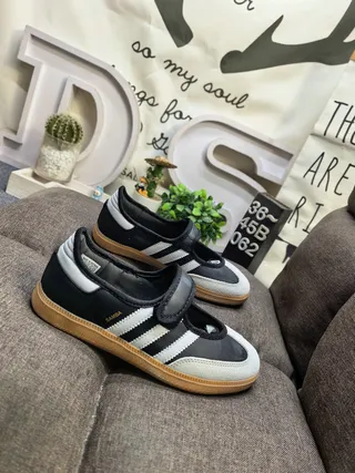 Adidas Samba Black White Gum Lifestyle Sneakers 9