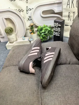 Adidas Samba Brown and Pink Lifestyle Sneakers 6