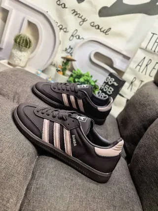 Adidas Samba Brown and Pink Lifestyle Sneakers 7