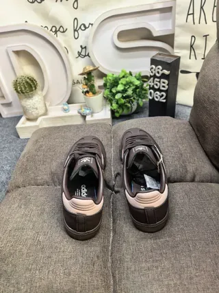 Adidas Samba Brown and Pink Lifestyle Sneakers 8