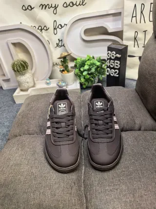 Adidas Samba Brown and Pink Lifestyle Sneakers 10