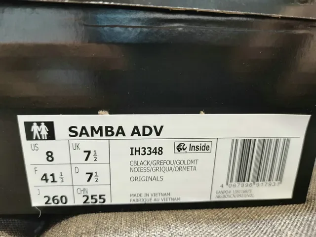 Adidas Samba Dark Navy and Gray Lifestyle Sneakers 2