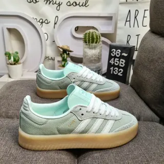 Adidas Samba Mint Green Suede Lifestyle Sneakers