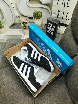 Adidas Samba OG Black and White Lifestyle Sneakers 3