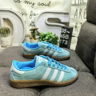 Adidas Samba OG Light Blue Suede Lifestyle Sneakers
