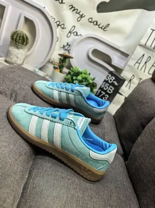 Adidas Samba OG Ante Azul Claro Tênis Lifestyle 7