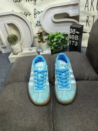 Adidas Samba OG Ante Azul Claro Tênis Lifestyle 10
