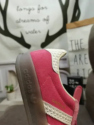 Adidas Samba OG Pink and White Lifestyle Sneakers 3