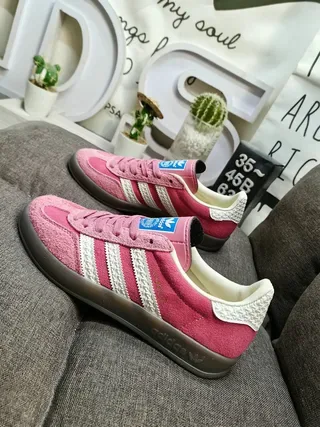 Adidas Samba OG Pink and White Lifestyle Sneakers 7