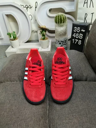 Adidas Samba OG Red White Black Lifestyle Sneakers 10