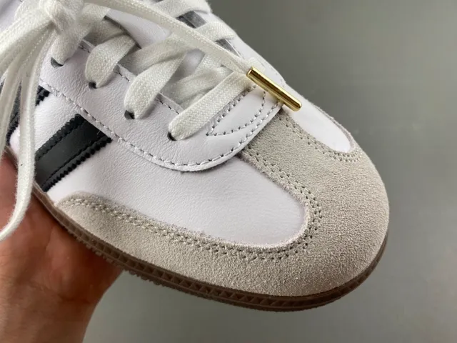 Adidas Samba Slip-On White Black Gum Loafers 2