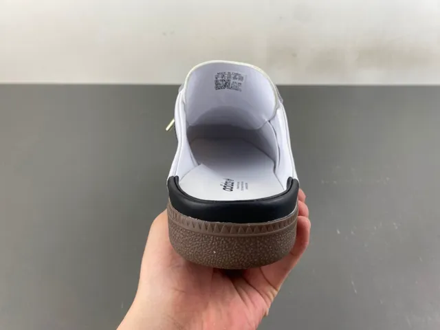 Adidas Samba Slip-On White Black Gum Loafers 4