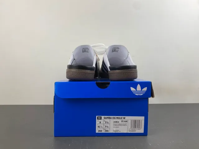 Adidas Samba Slip-On White Black Gum Loafers 17