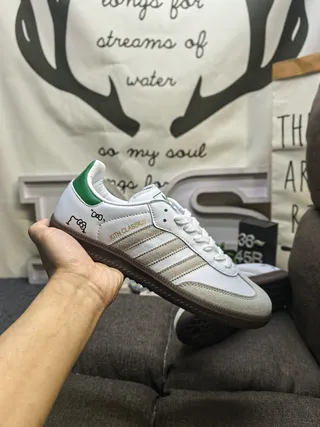 Adidas Samba White Black Gum Lifestyle Sneakers 5