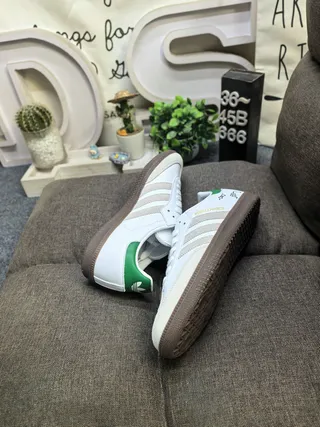 Adidas Samba White Black Gum Lifestyle Sneakers 6