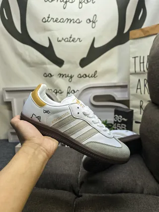 Adidas Samba White Black Gum Lifestyle Sneakers 15