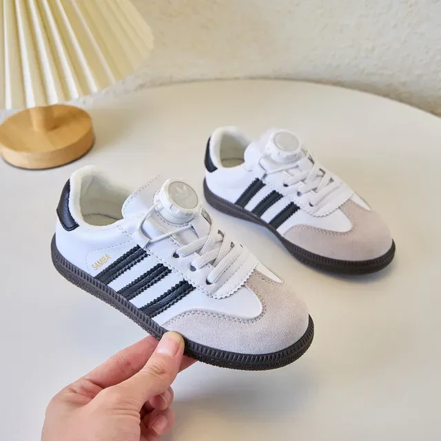 Adidas Samba White Black Low-Top Suede-Leather Mix Lifestyle Sneakers 19