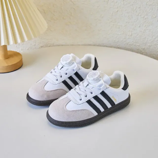 Adidas Samba White Black Low-Top Suede-Leather Mix Lifestyle Sneakers 20