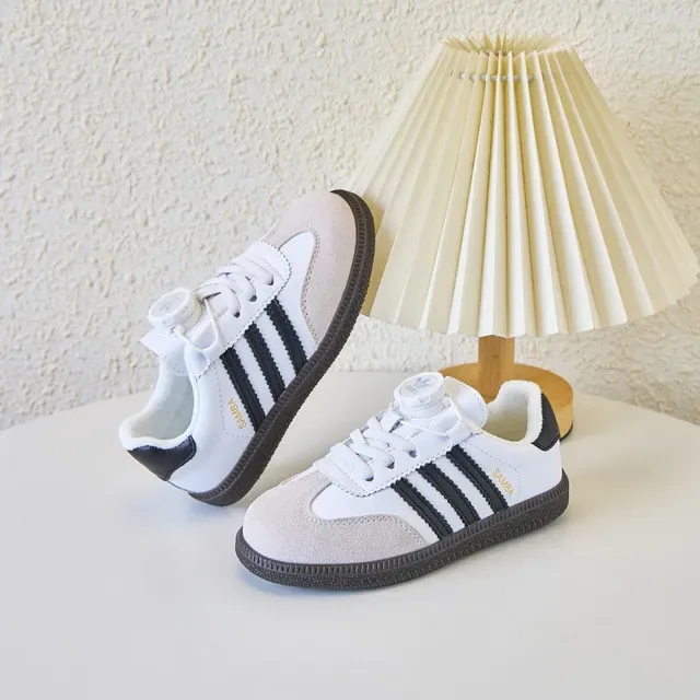 Adidas Samba White Black Low-Top Suede-Leather Mix Lifestyle Sneakers 21