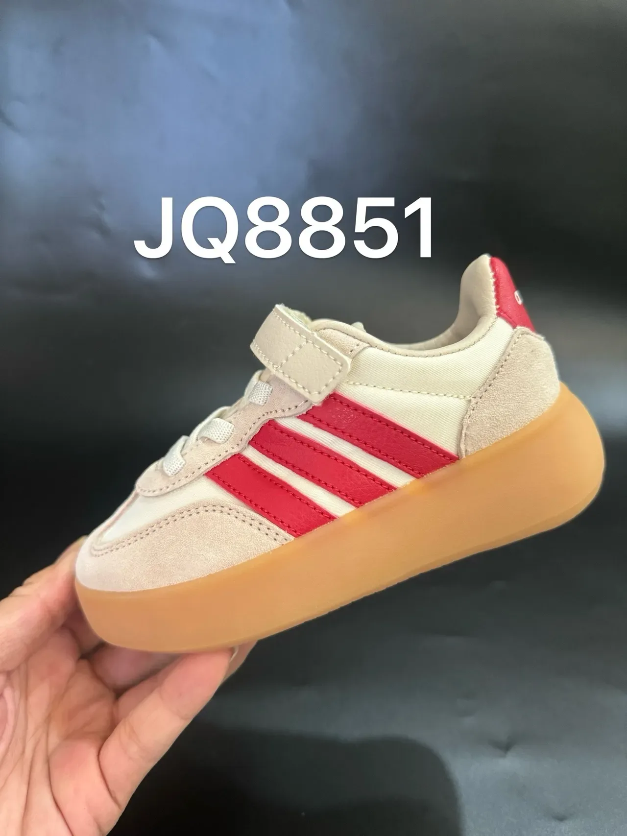 Adidas Samba White Red Suede Upper Three-Stripe Side Panel Lifestyle Sneakers 8