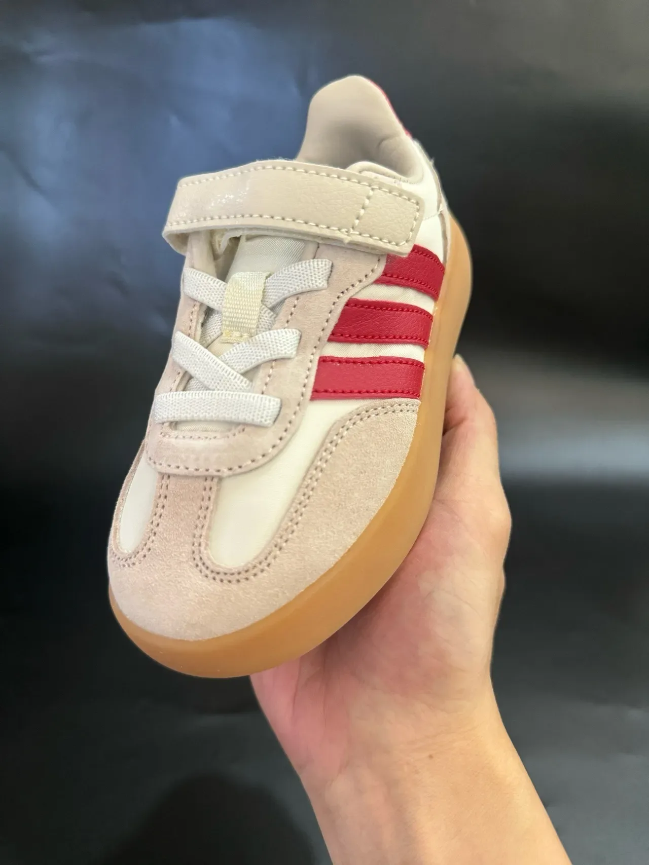 Adidas Samba White Red Suede Upper Three-Stripe Side Panel Lifestyle Sneakers 16