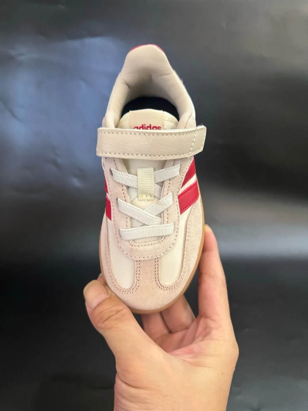 Adidas Samba White Red Suede Upper Three-Stripe Side Panel Lifestyle Sneakers 18